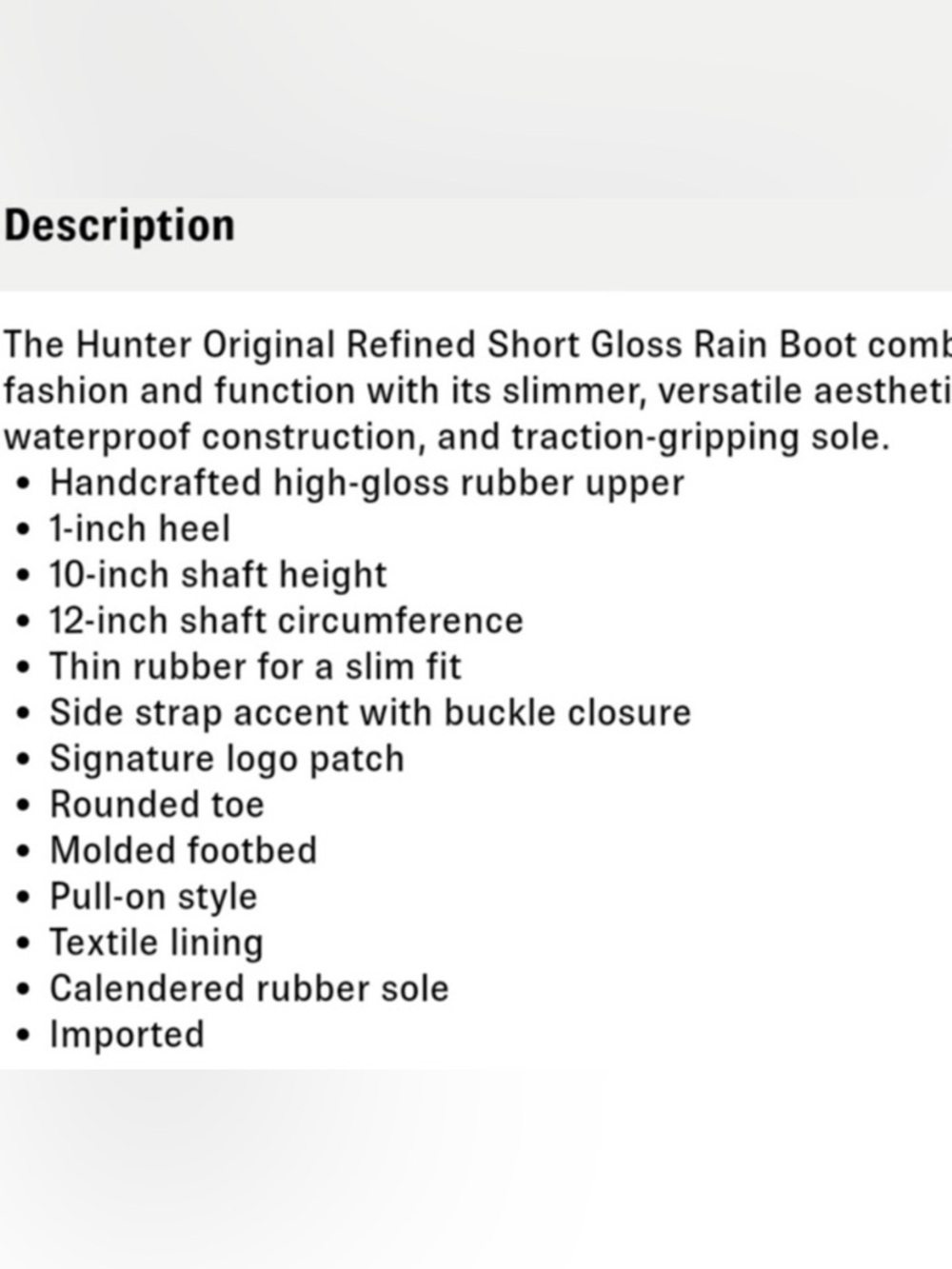 Hunter Women's Short Rain Boots - Picture 5 of 16